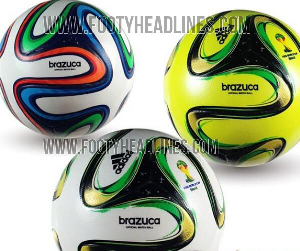 Adidas Brazuca: 2014 World Cup Ball Unveiled + Final Ball Leaked! - Footy  Headlines