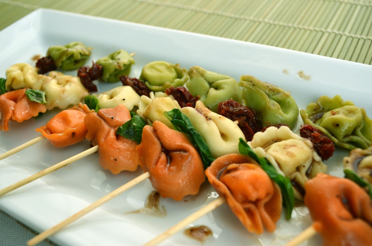 Savory Catering Appetizers Tortellini Skewers