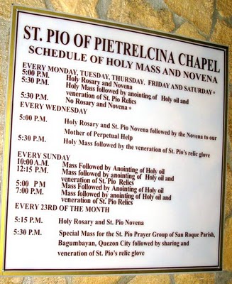 padre pio novena