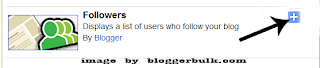 Adding followers widget for blogger