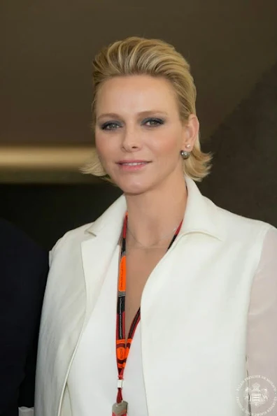 Princess Charlene Style's Christian Dior Pumps and Akris Dresses