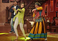 Alia Bhatt & Randeep Hooda on the sets of Comedy Nights with Kapil