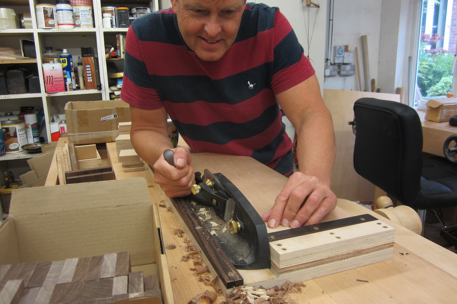 David Barron Furniture Veritas Shooting Board Plane