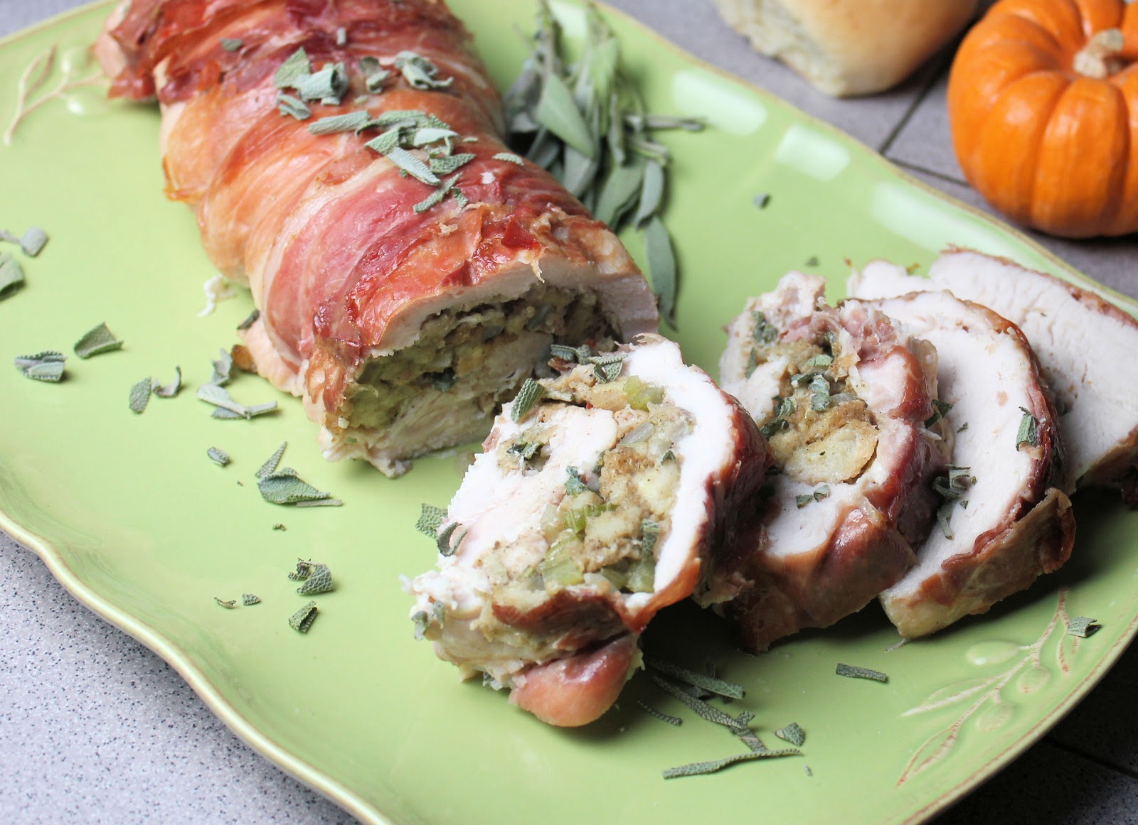 Turkey Breast Wrapped in Prosciutto
