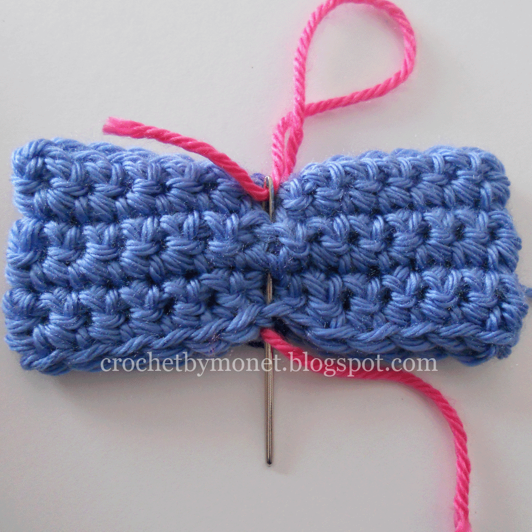 CrochetByMonet: Crochet Hair Bow Pattern