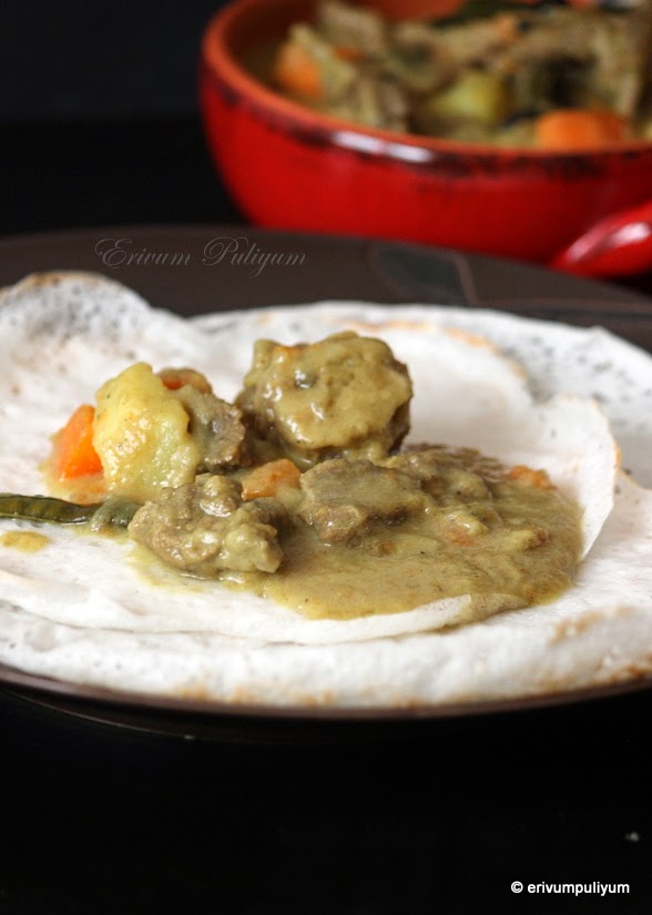 Erivum Puliyum: Mutton Stew (Kerala Style)
