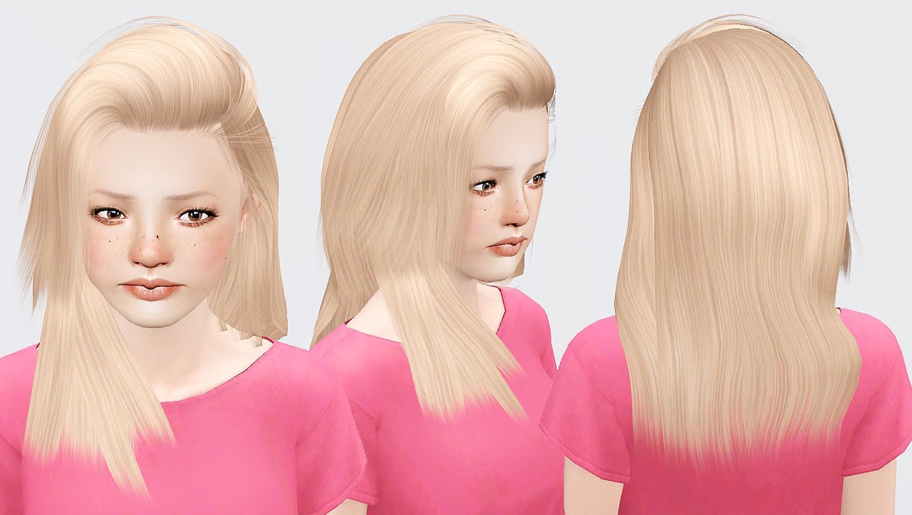 My Sims 3 Blog Raon Hair 36 Chopped Shaved Retextured By