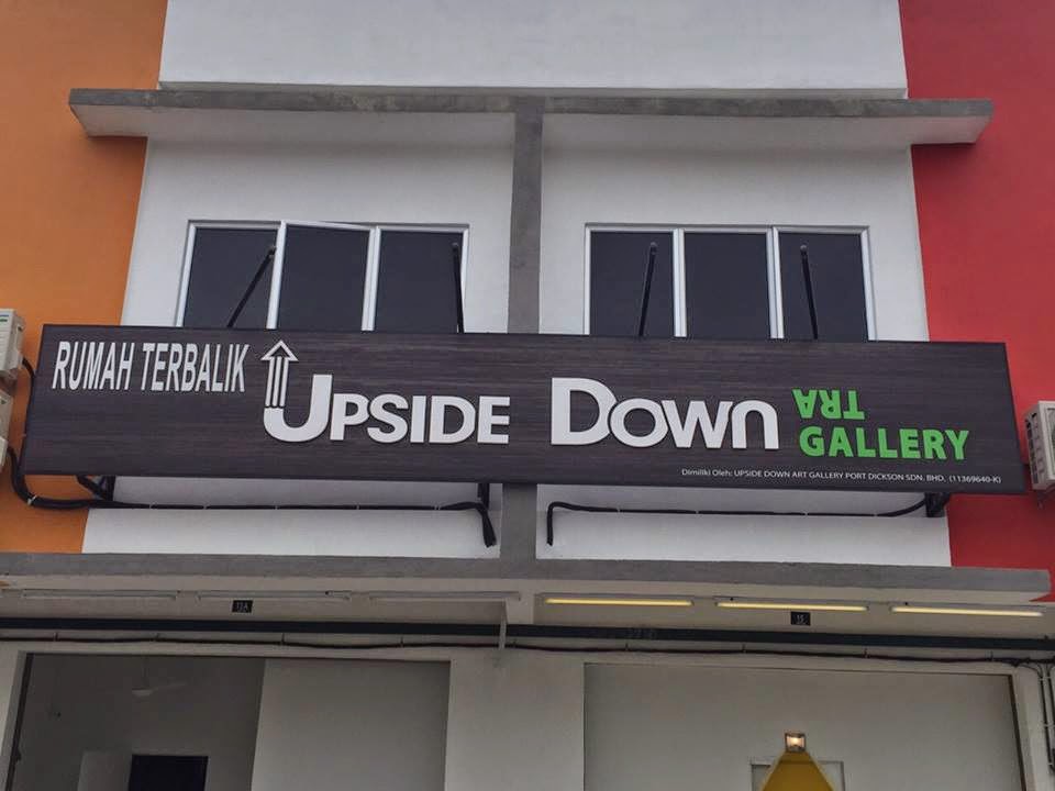 Rumah Terbalik Port Dickson (Upside Down Art Gallery) soon to be opened