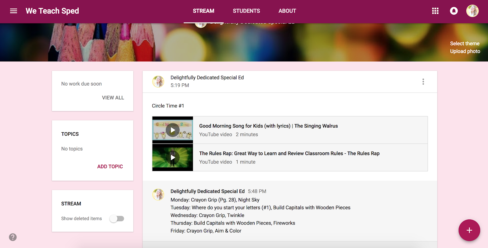 Google Classroom in Special Education Classrooms Delightfully Dedicated