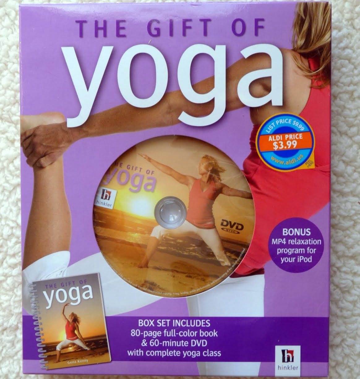Aldi Product Reviews: The Gift of Yoga Boxed Instruction DVD and Book