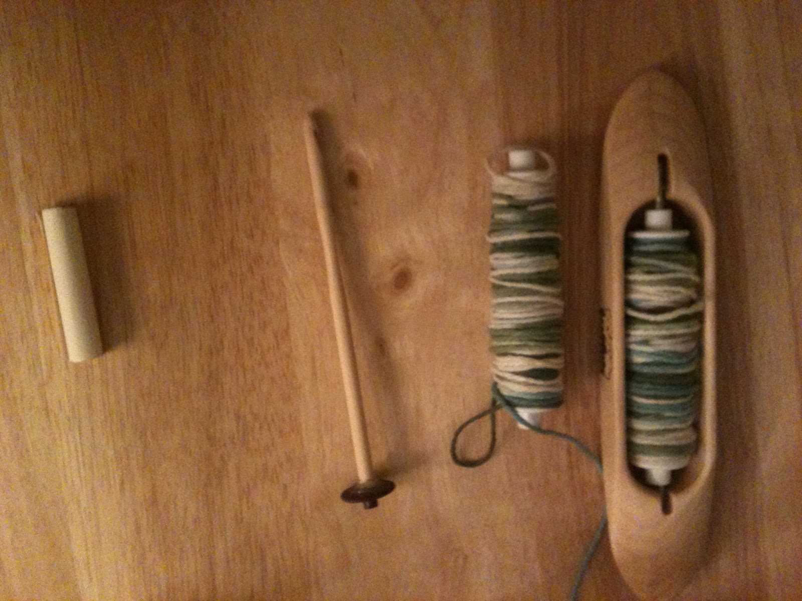 Weaving in the Rain HomeMade Bobbin Winder