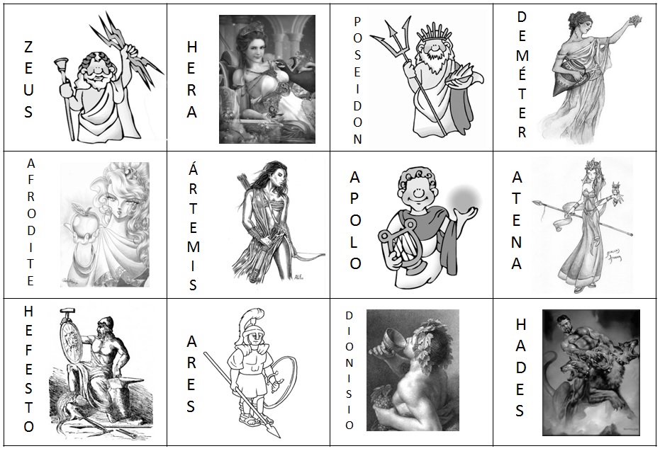 Jogo de cartas Desenho, Mitologia Romana, jogo, desenhos animados