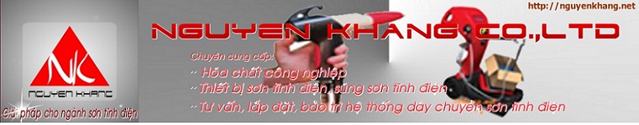 Nguyen Khang Co., Ltd - Giải pháp cho Ngành sơn tĩnh điện - Thiet bi son tinh dien - Hoa chat xu ly