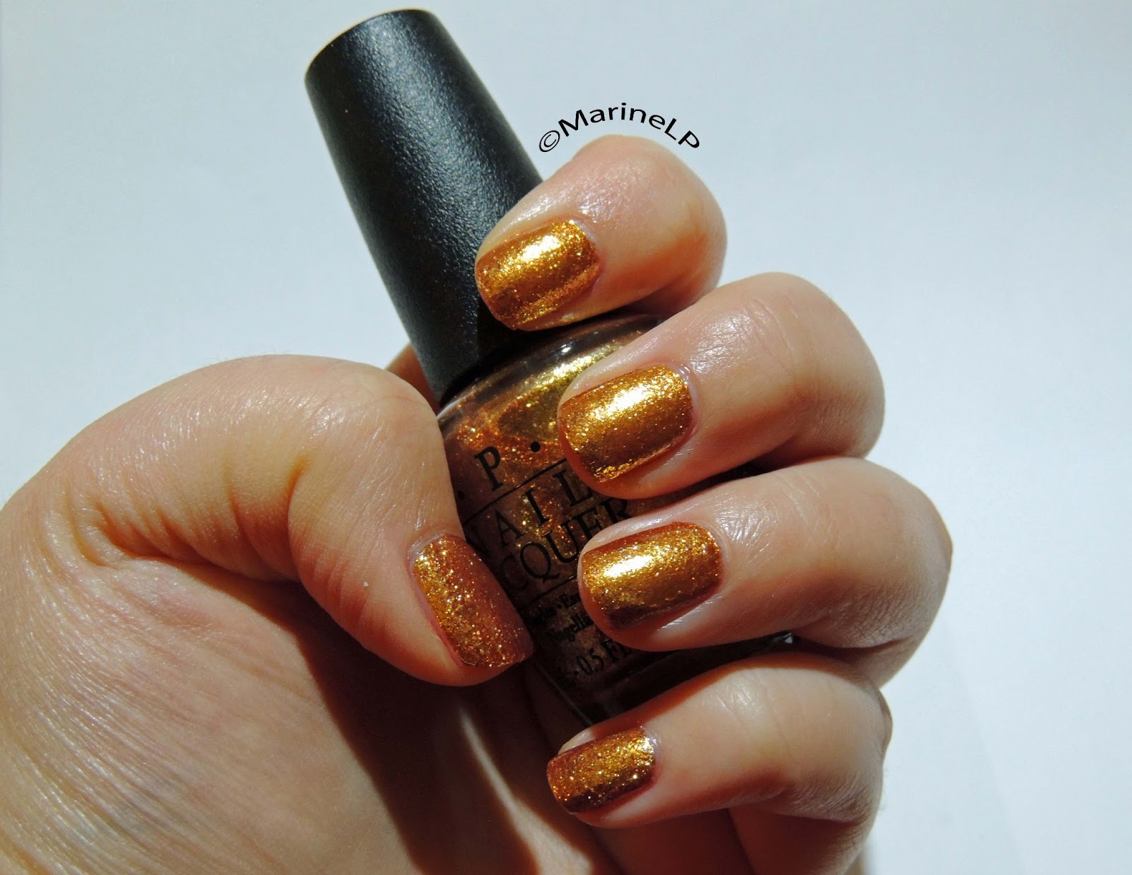 golden beige nail color