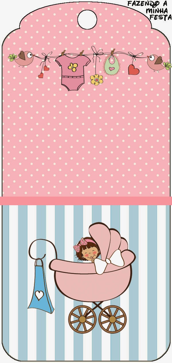 Baby Girl Free Party Printables. Oh My Fiesta! in english