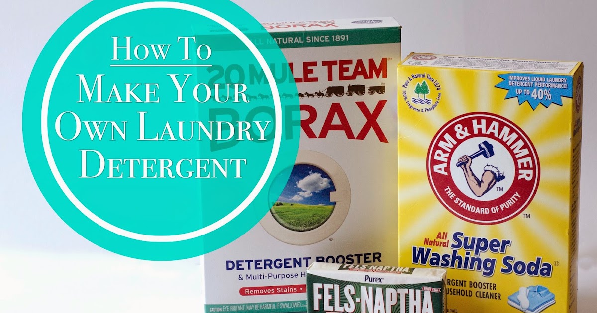 An Organized Family How To Make Your Own Laundry Detergent