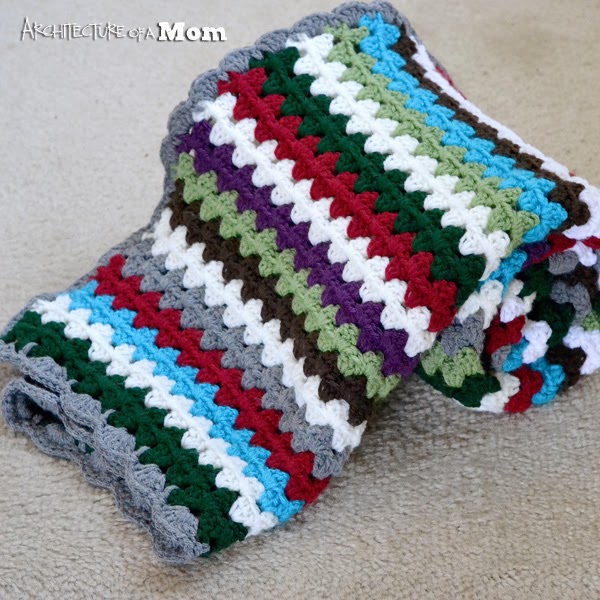 Scallop Edge Crochet Sock