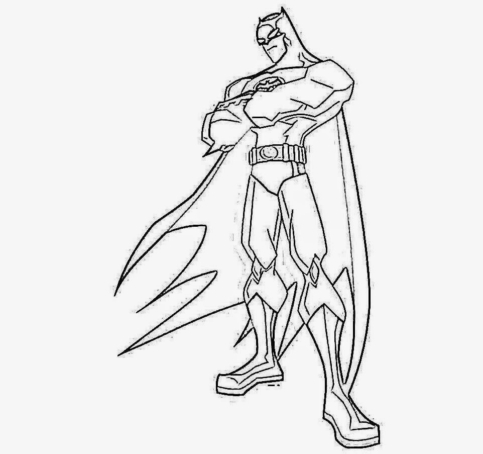 Batman For Kid Coloring Drawing Free wallpaperd