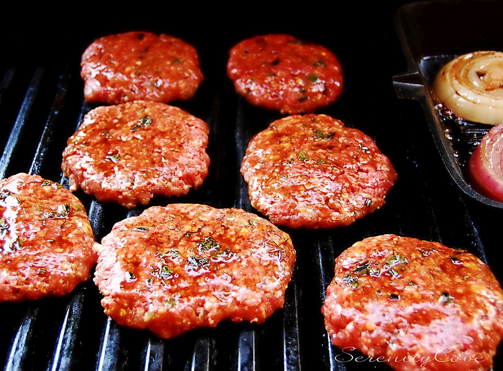 Serenity Cove Grilled Herb Burgers