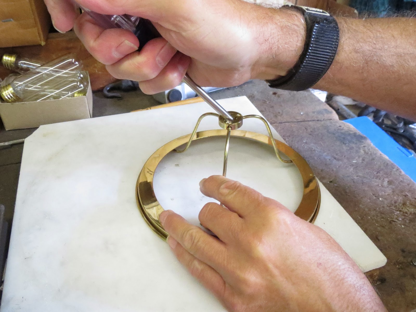 Lamp Parts and Repair Lamp Doctor Small Ceramic Lamp with Added