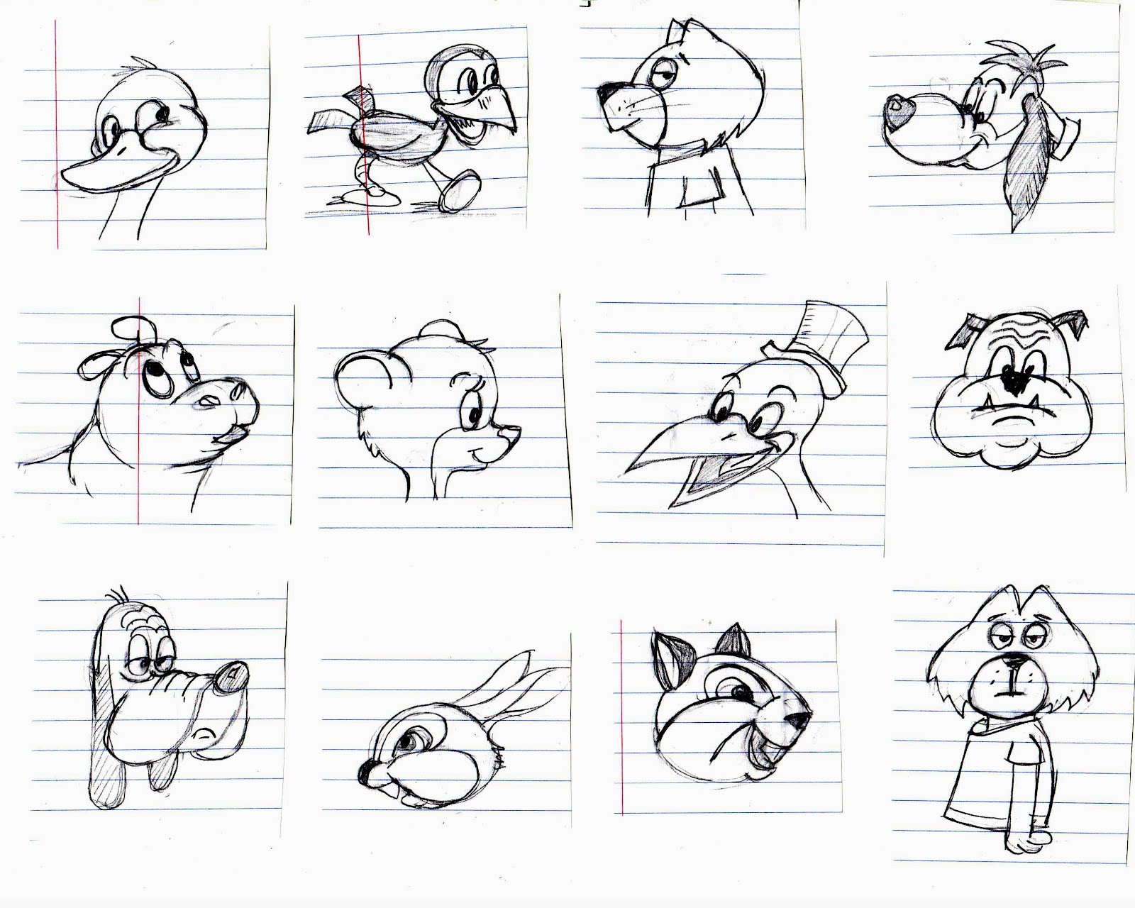 Drawing Practice Sheets