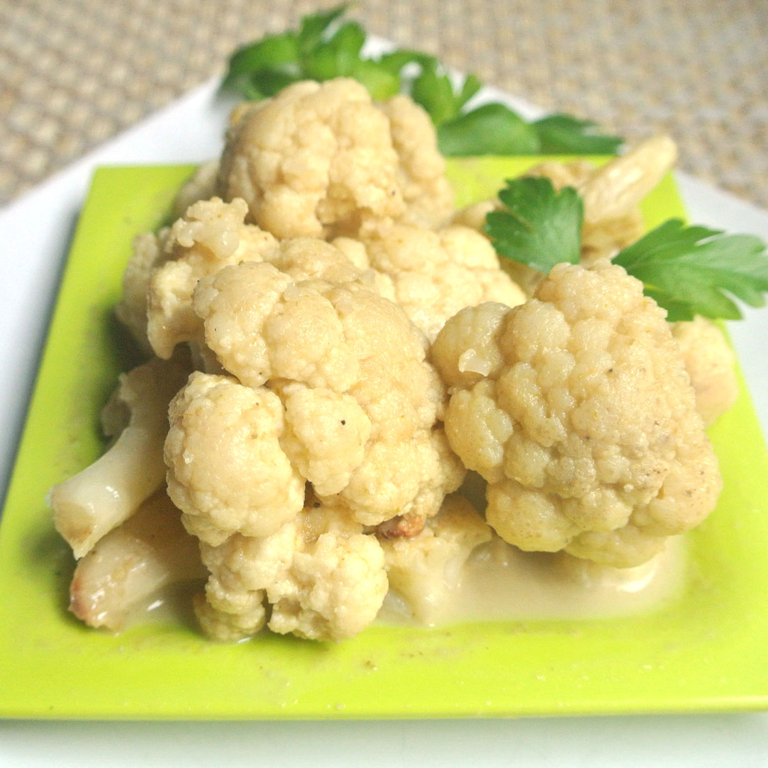 Mom, What's For Dinner? Curry Cauliflower