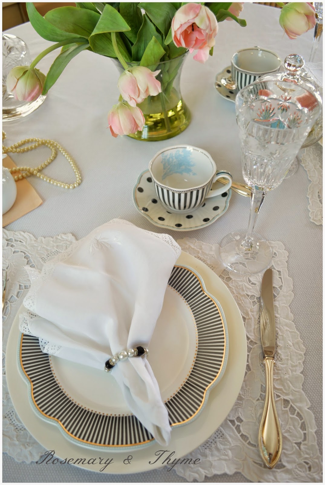 Rosemary & Thyme Tablescapes A French Inspired Table
