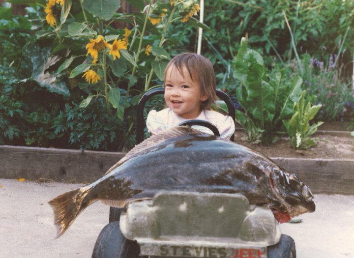 Evan and her flatfish