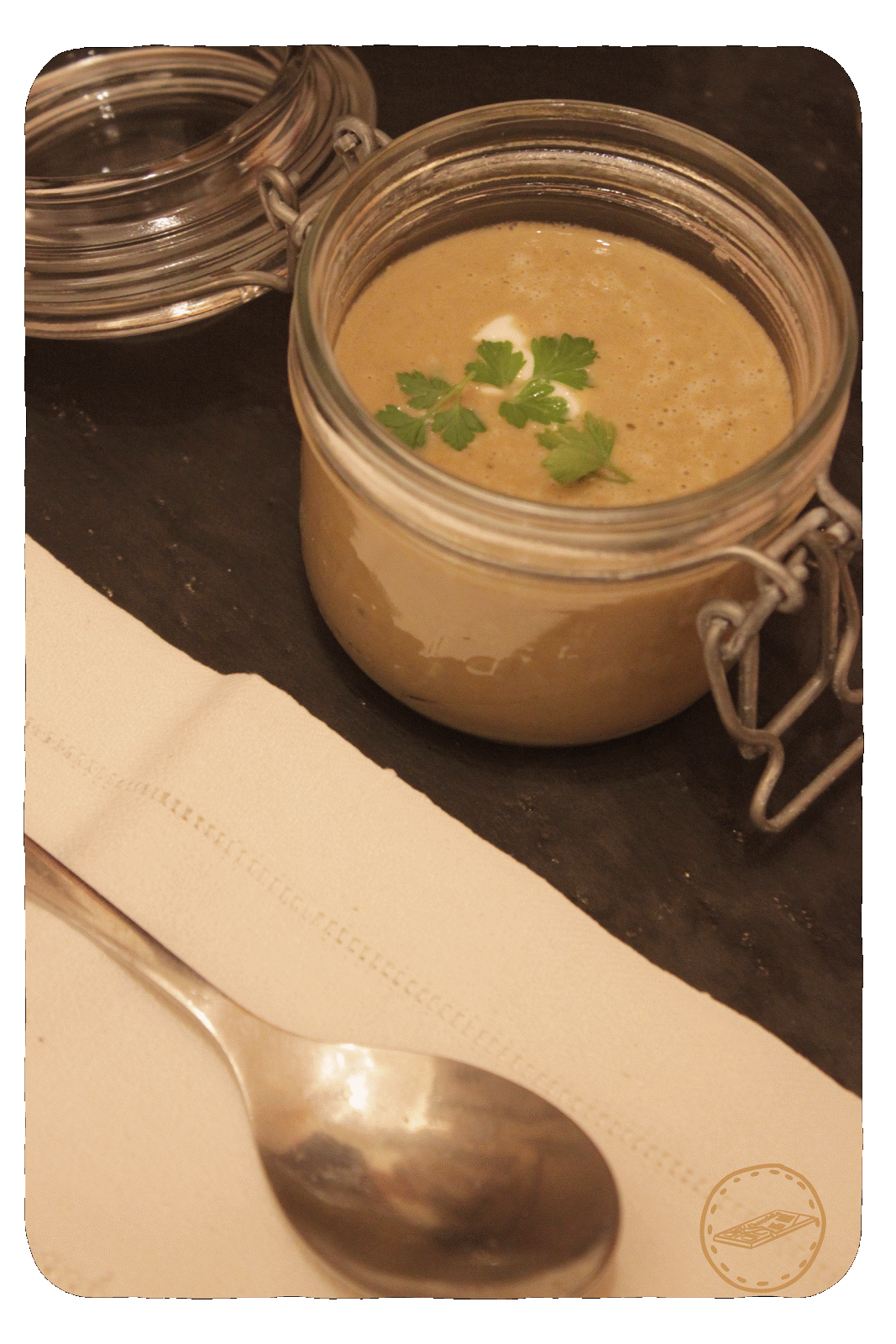J'ai tout mangé le chocolat Velouté de Chanterelles