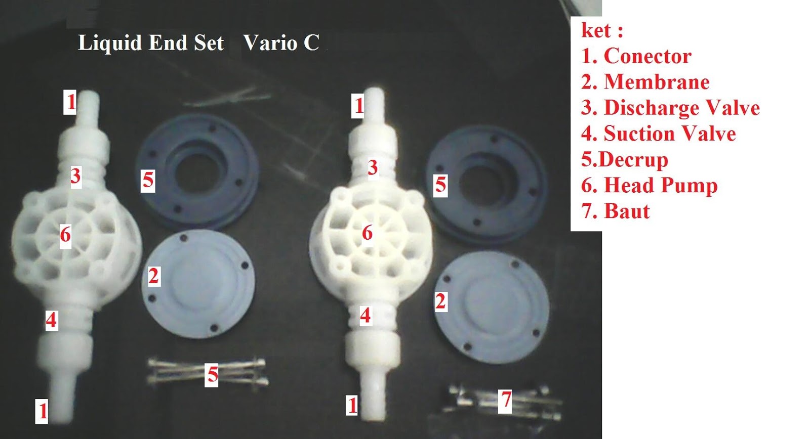 PROMINENT PUMP INDONESIA DOSING SPARE PART DOSING PUMP PROMINENT
