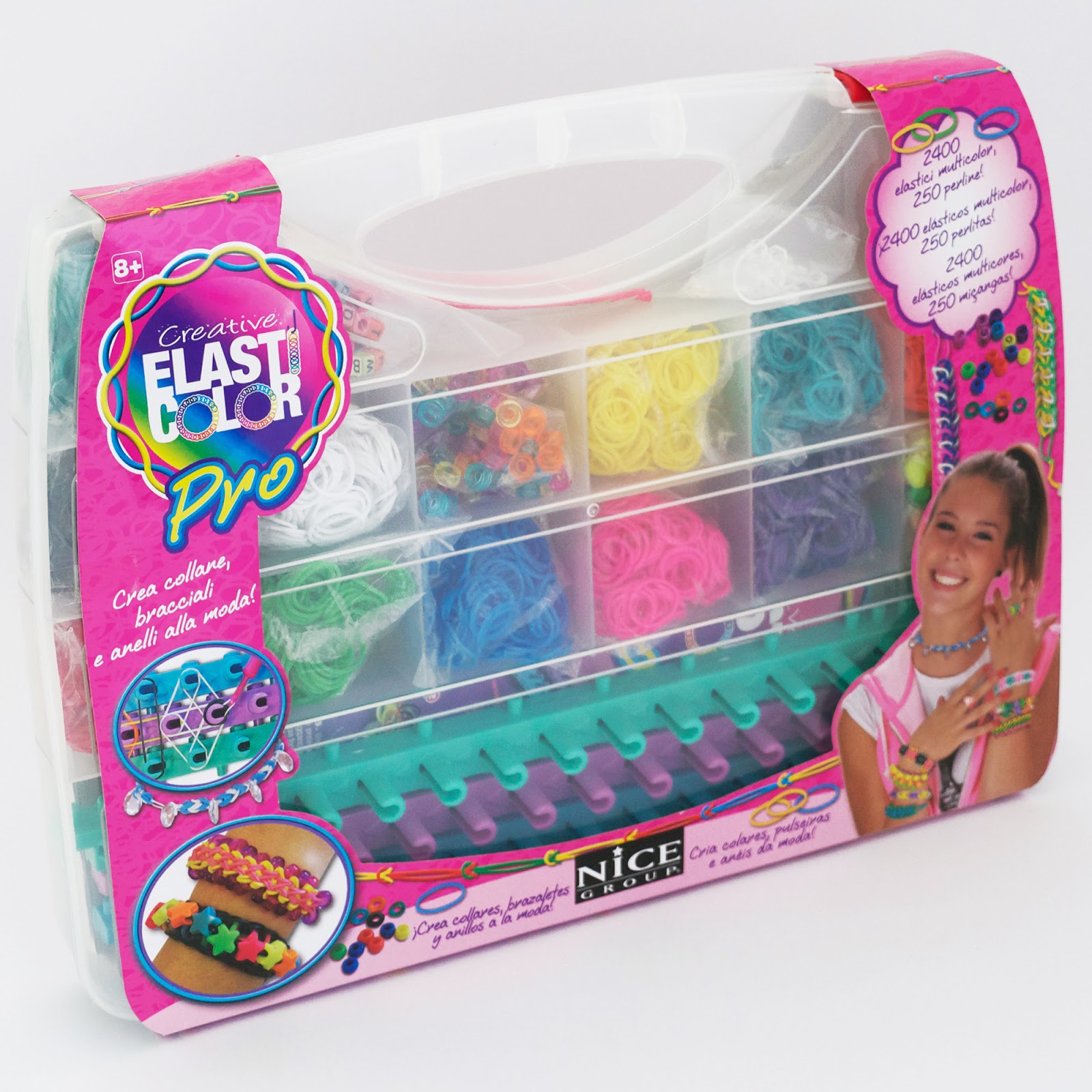 Elasticolor ProMegaSet il nuovo kit per realizzare braccialetti alla moda Novità per il Natale 2014 Elasticolor ProMegaSet il nuovo kit per realizzare braccialetti alla moda Novità per il Natale 2014
