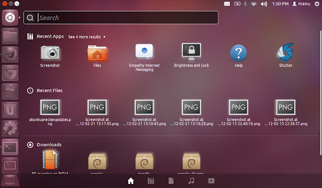 Скриншоты Ubuntu 12.04 Precise Pangolin