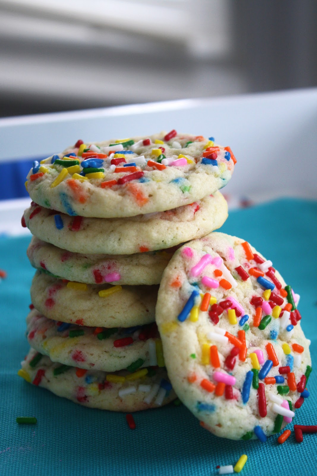 Chocolate Therapy Soft Baked Funfetti Sugar Cookies
