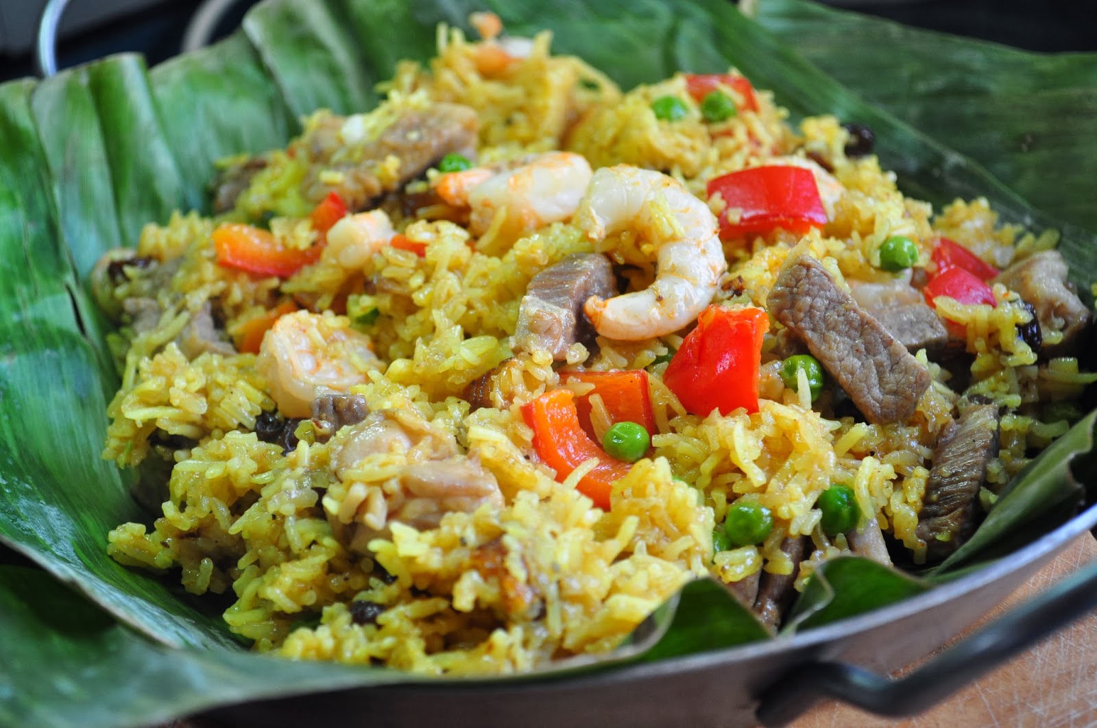 Tales of a Babbling Spoon Filipino style Arroz Valenciana