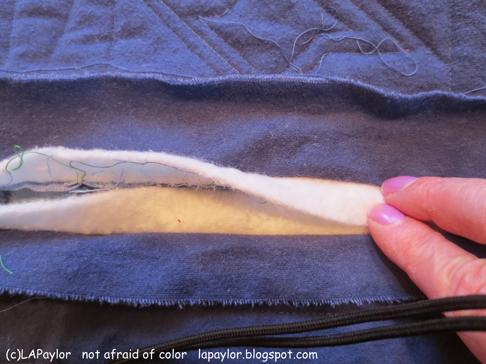 Not Afraid of Color Two ways to quiltasyougo, Kingsize edition