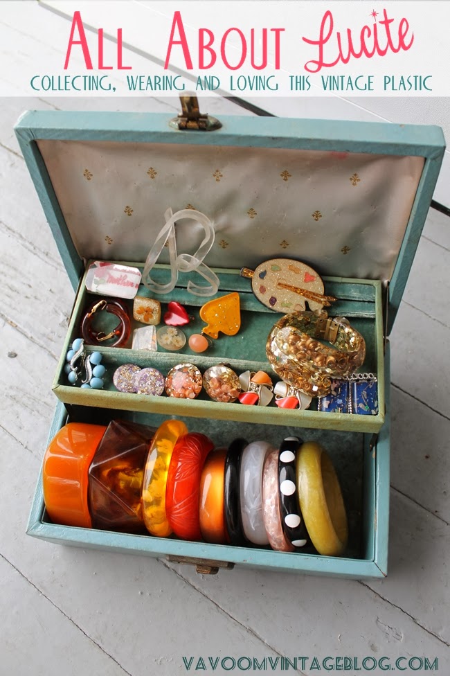 All About Lucite Collecting, Wearing and Loving this Vintage Plastic