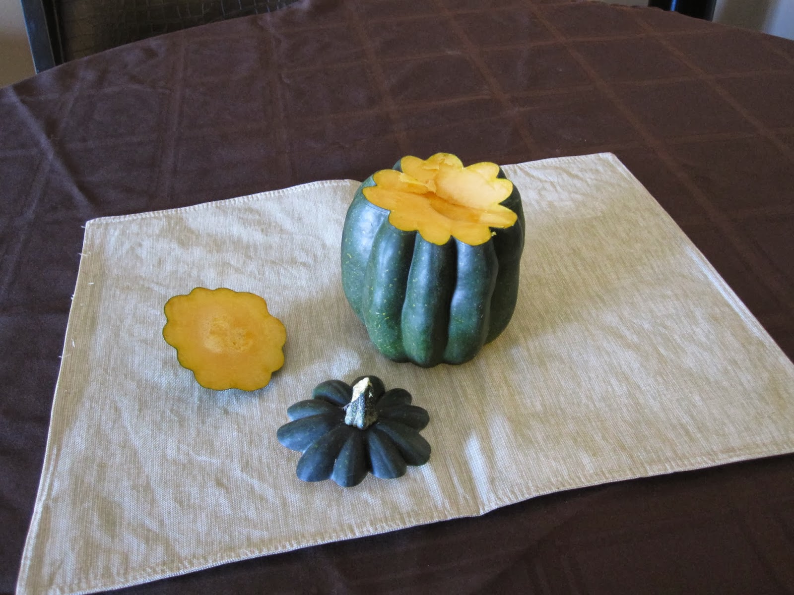 Flowers On The Roof Fall Flower Arrangement in a Squash