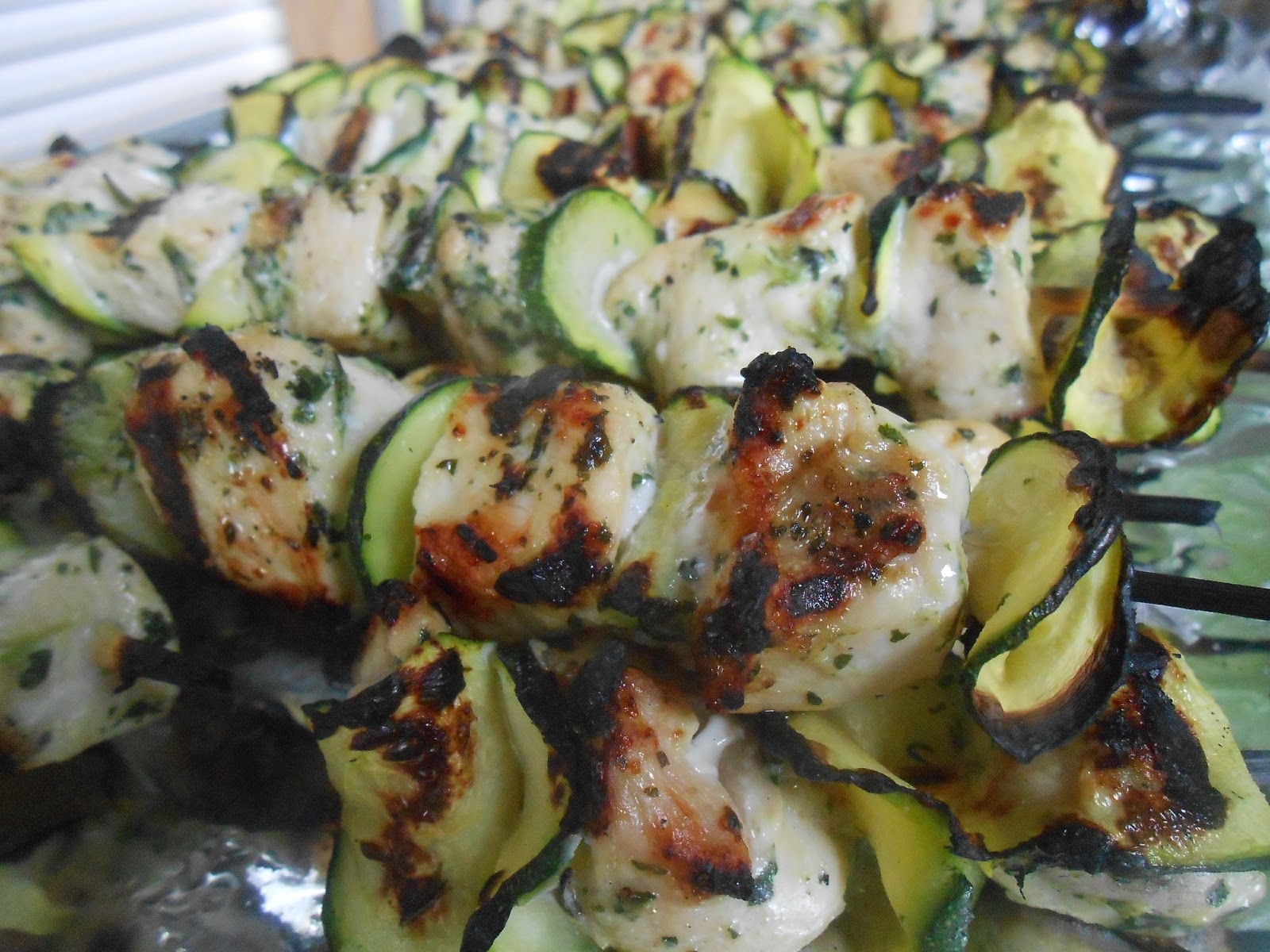 Bex Box Chicken and Zucchini Kebabs