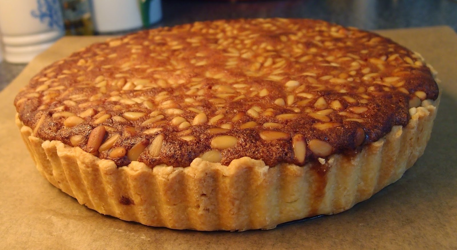 The Caked Crusader Pine nut and honey tart