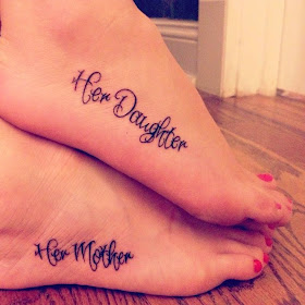 ♥ ♫ ♥ mother daughter tattoos | no idea why this just made me cry, but it's a beautiful reminder of the bond that a mother and daughter have. For when Madisyn is older :) ♥ ♫ ♥