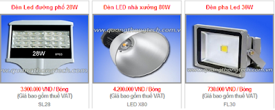 Cung cấp đèn cao áp, đèn đường phố, đèn led, trụ đèn trang trí, trụ đèn cao áp Den+led+1