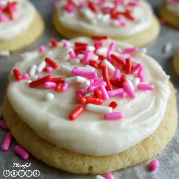 No Roll Sugar Cookies from Blissful Roots