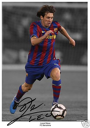 Messi Autograph