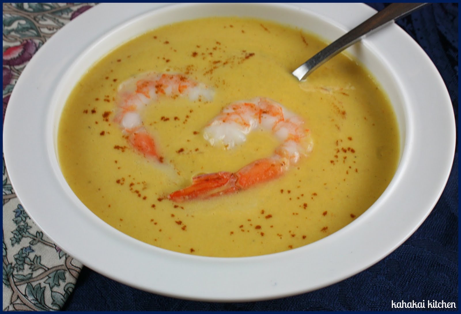 Kahakai Kitchen Curried Shrimp and Butternut Squash Bisque for Cook