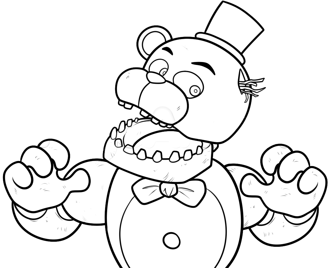 Dibujos De Fredy | colorear phanthom freddy Dibujos De Fredy | colorear phanthom freddy