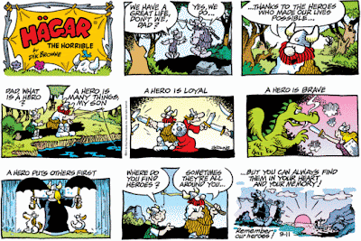 Hagar defines heroes for Hamlet