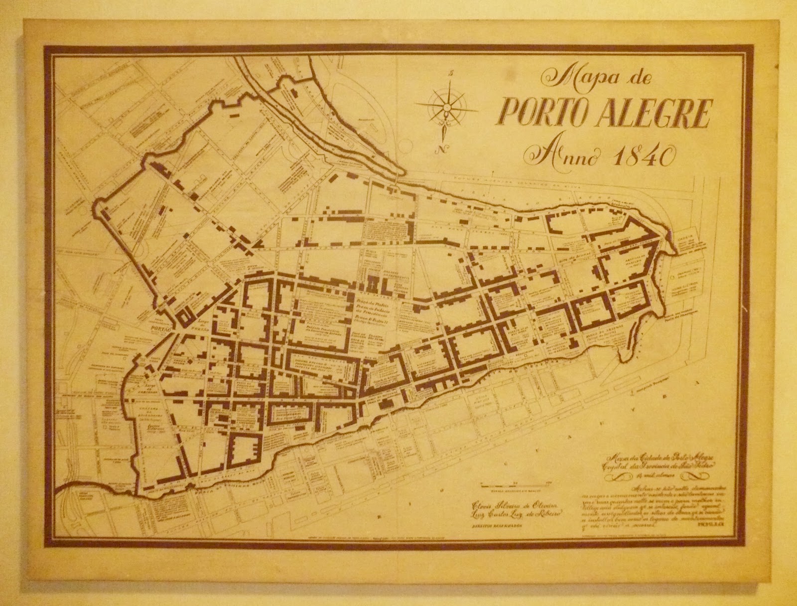 Mapa distrito Porto de parede