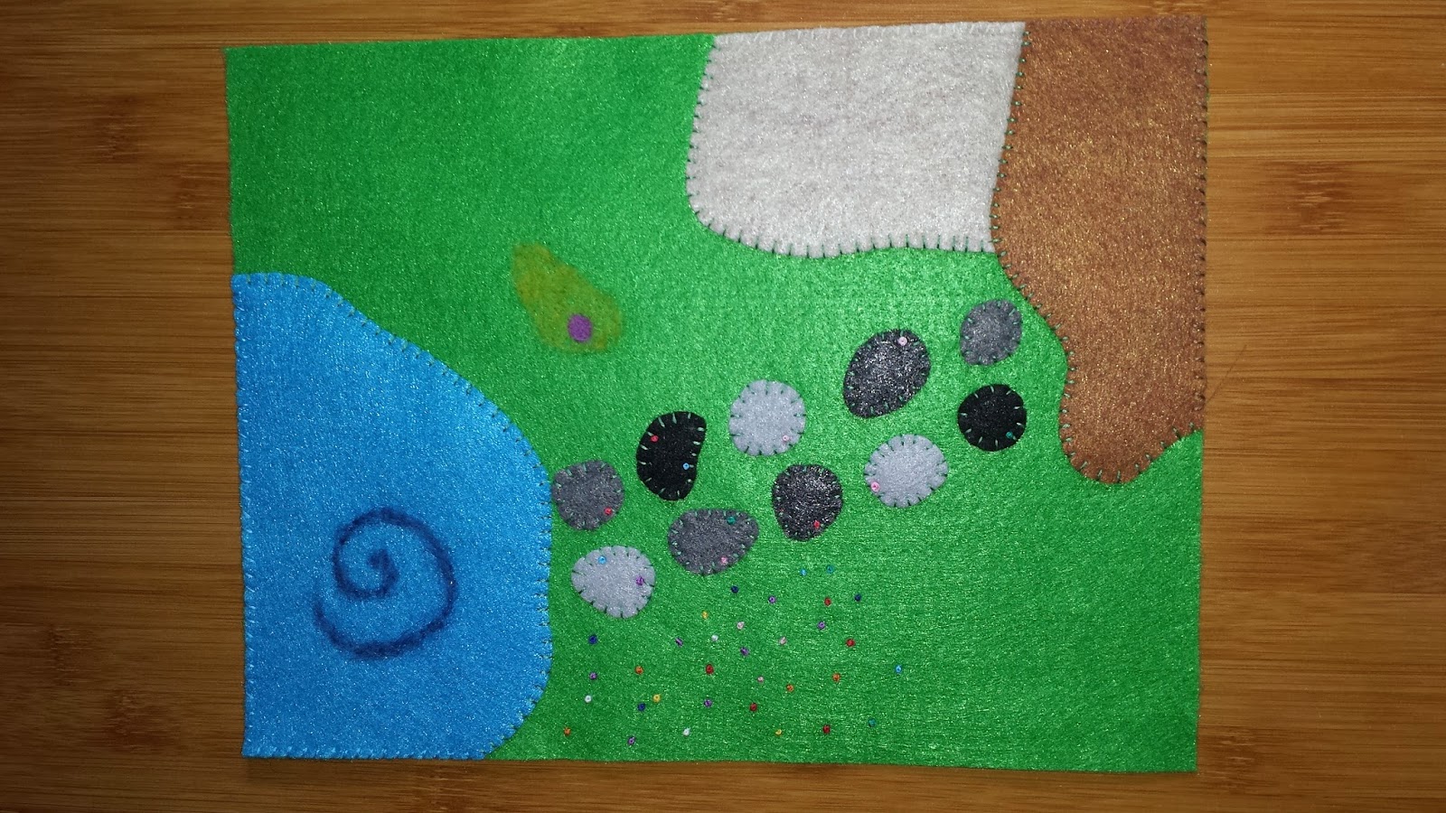 Munchkin and Bean Felt Play Mats Update