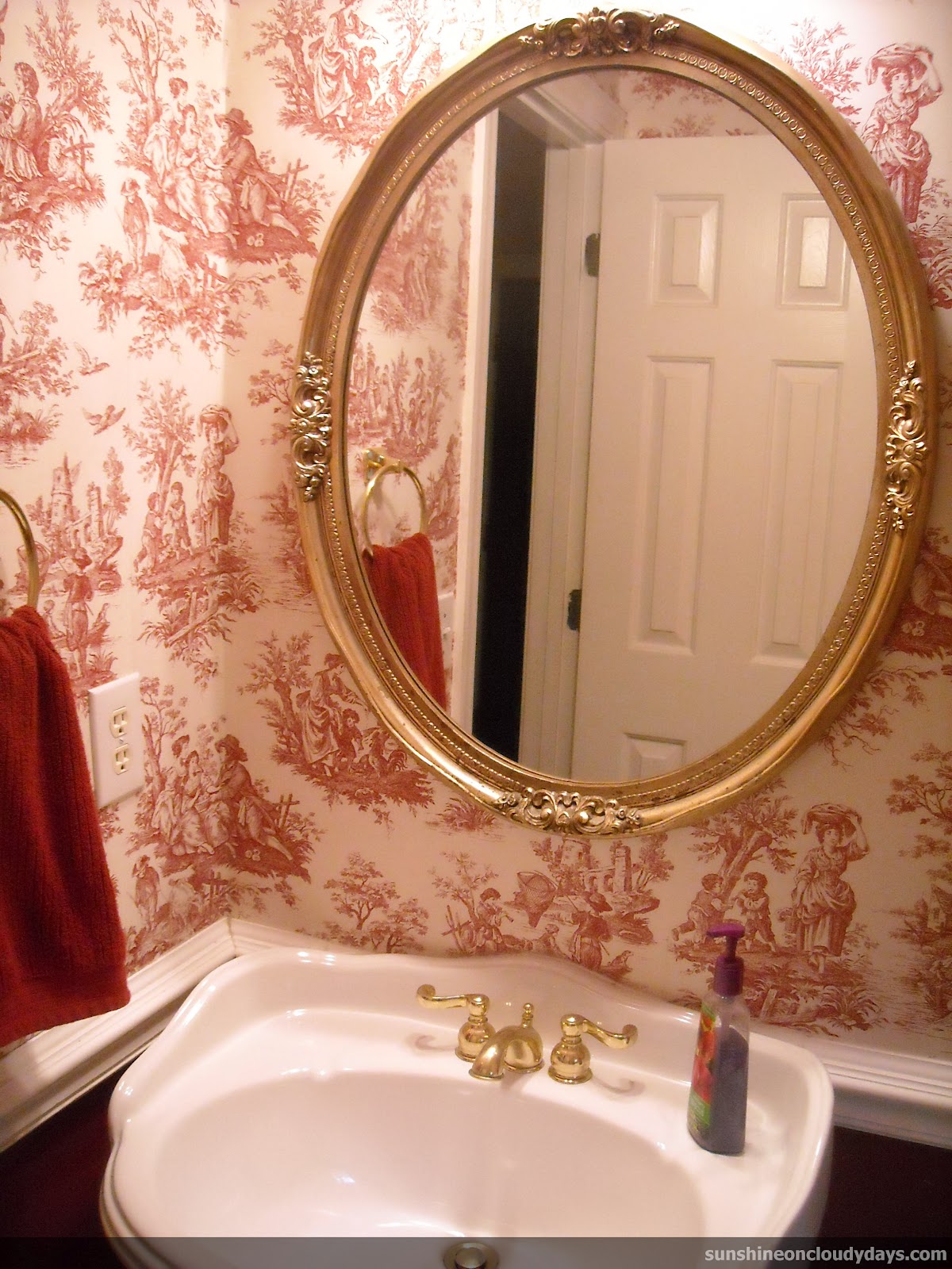 Sunshine on Cloudy Days {bathroom reveal 2}