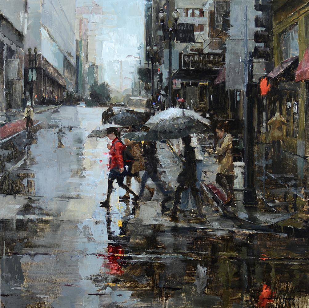 Jacob Dhein Modern Impressionist Figure/Cityscape painter Tutt'Art Pittura • Scultura